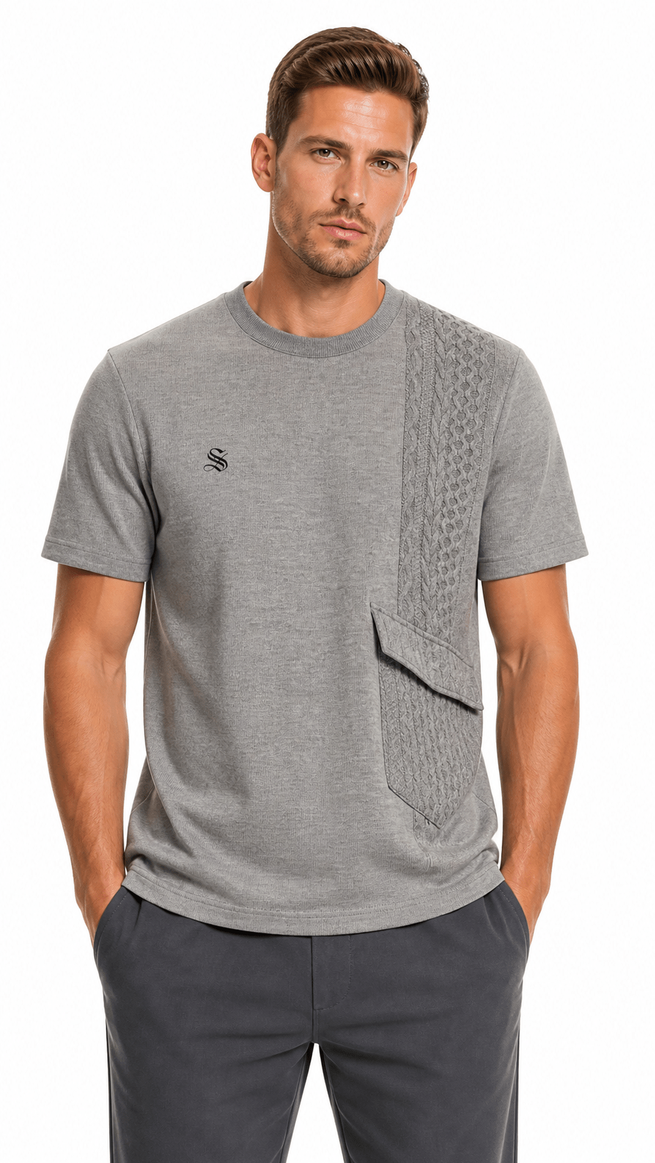 Barnzona 34 - T-Shirt for Men - Sarman Fashion - Wholesale Clothing Fashion Brand for Men from Canada