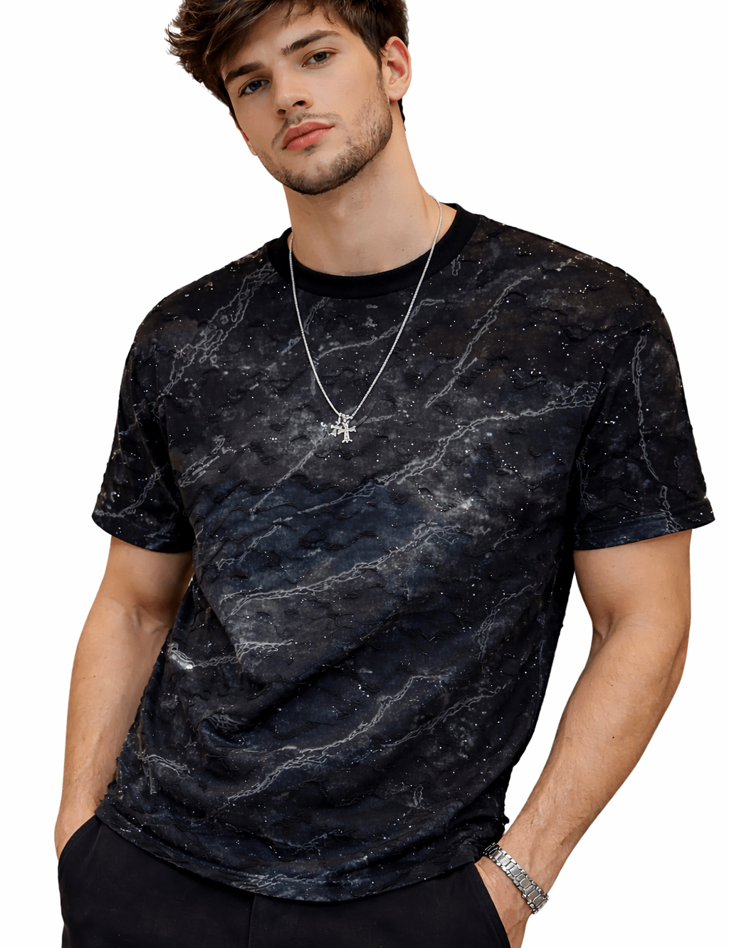 Barnzona 4 - T-Shirt for Men - Sarman Fashion - Wholesale Clothing Fashion Brand for Men from Canada
