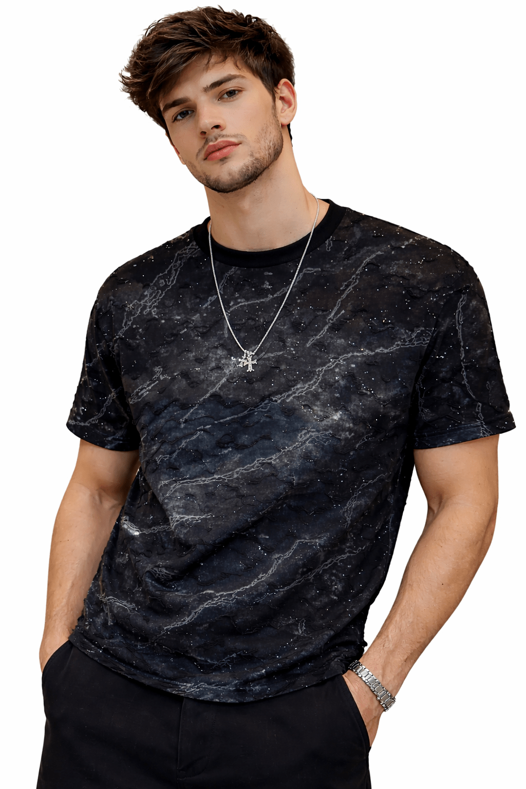 Barnzona 4 - T-Shirt for Men - Sarman Fashion - Wholesale Clothing Fashion Brand for Men from Canada