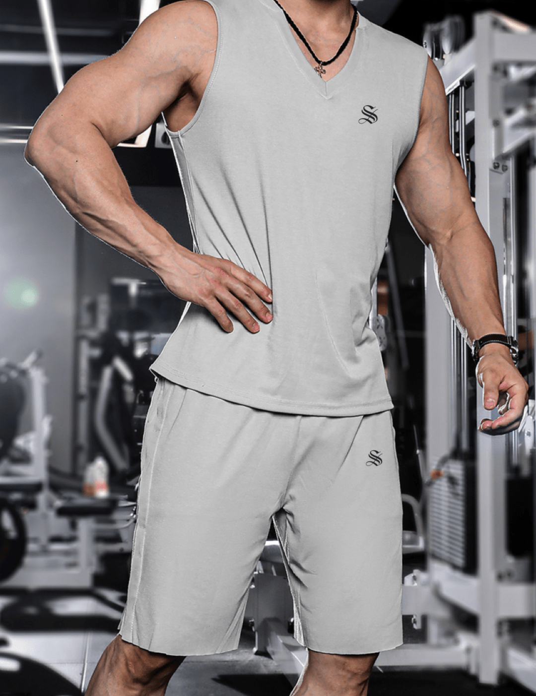 Barreza 3 - Top & Shorts for Men - Sarman Fashion - Wholesale Clothing Fashion Brand for Men from Canada