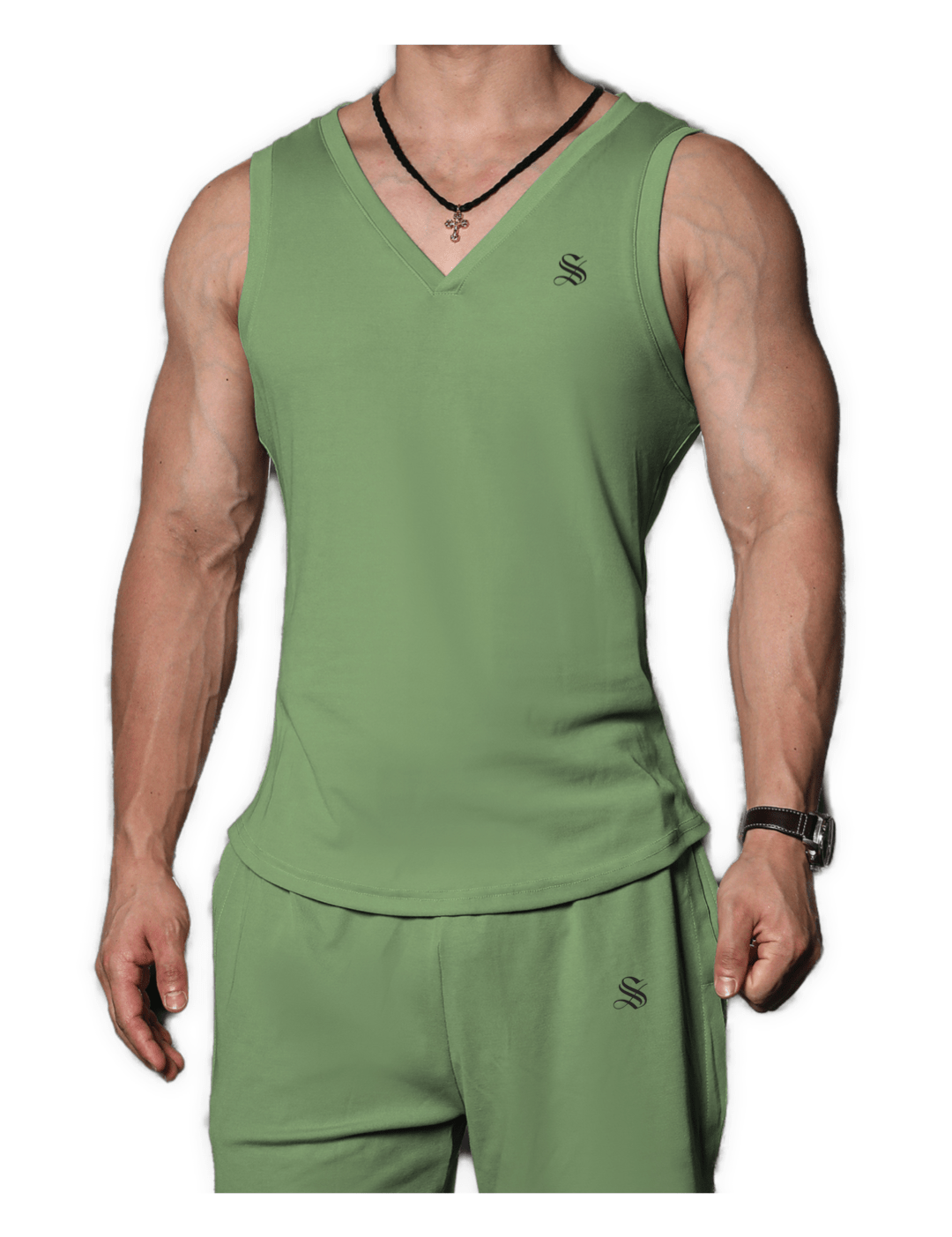 Barreza - Top & Shorts for Men - Sarman Fashion - Wholesale Clothing Fashion Brand for Men from Canada