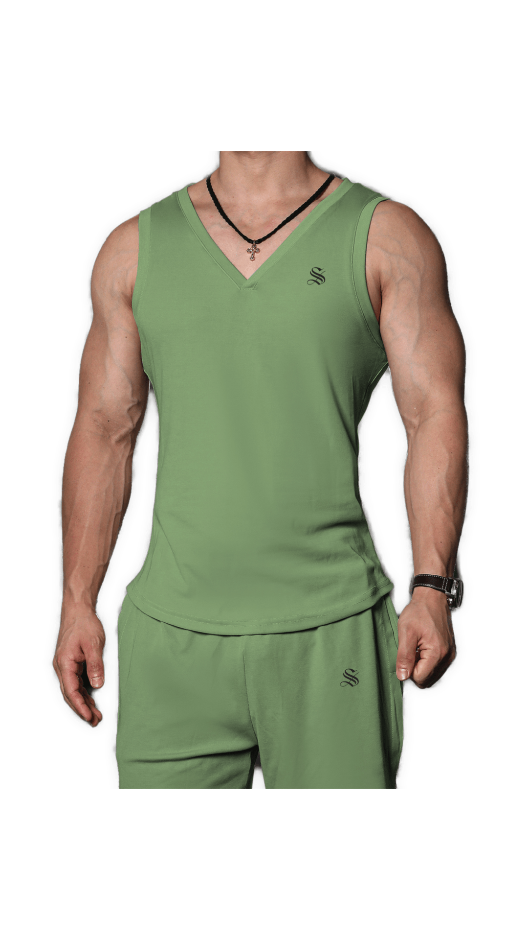 Barreza - Top & Shorts for Men - Sarman Fashion - Wholesale Clothing Fashion Brand for Men from Canada