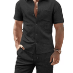 Baskutan 34 - Complete Set Shirt & Shorts for Men - Sarman Fashion - Wholesale Clothing Fashion Brand for Men from Canada