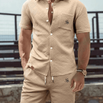 Baskutan 34 - Complete Set Shirt & Shorts for Men - Sarman Fashion - Wholesale Clothing Fashion Brand for Men from Canada
