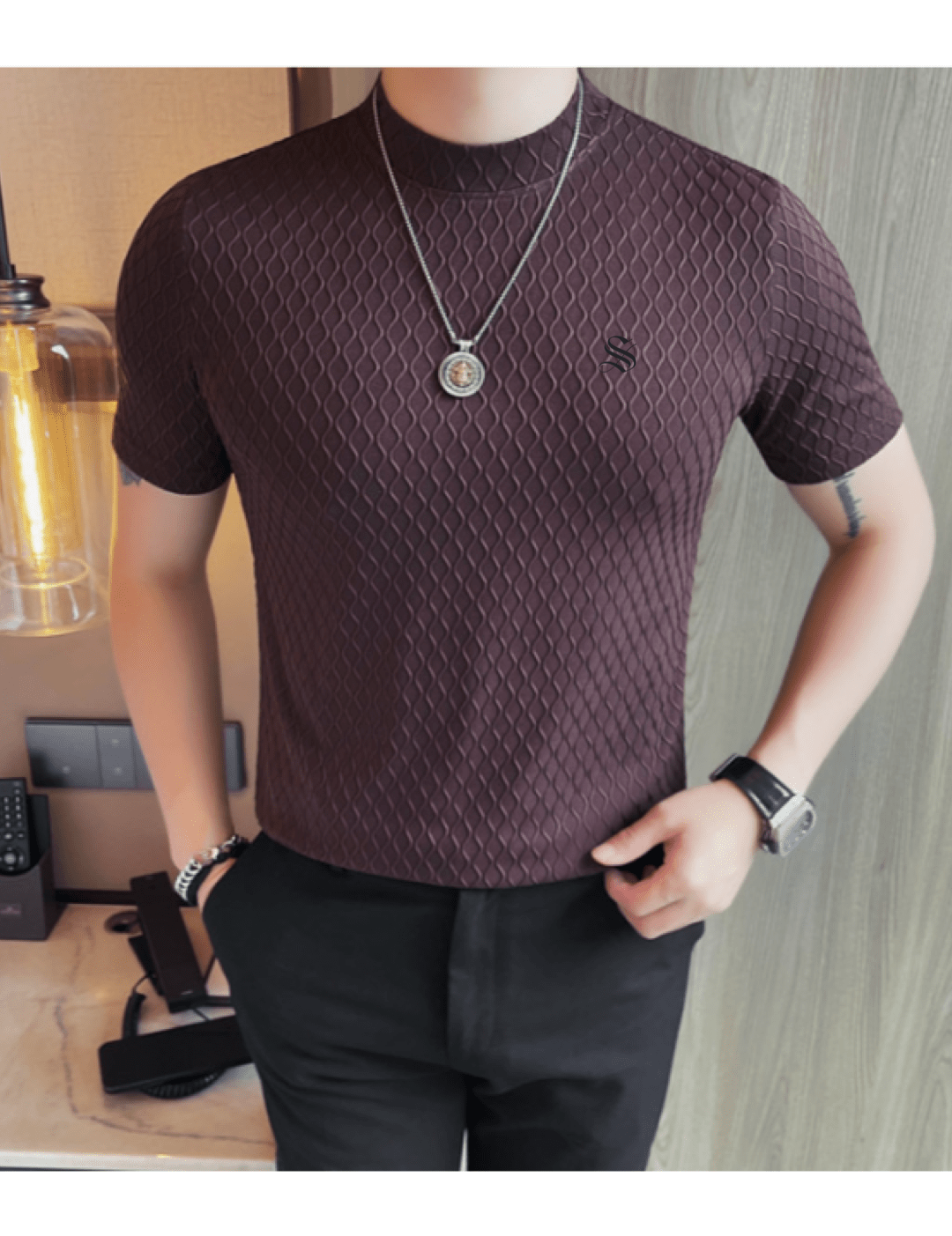 Bda 2 - T-Shirt for Men - Sarman Fashion - Wholesale Clothing Fashion Brand for Men from Canada