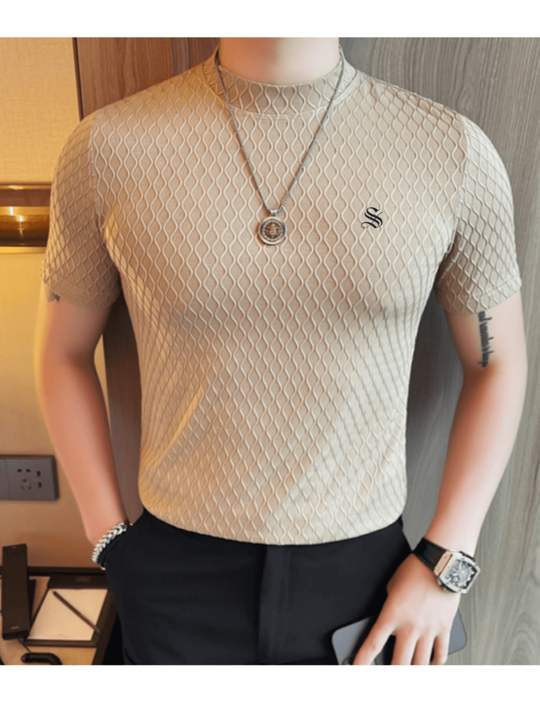 Bda 2 - T-Shirt for Men - Sarman Fashion - Wholesale Clothing Fashion Brand for Men from Canada