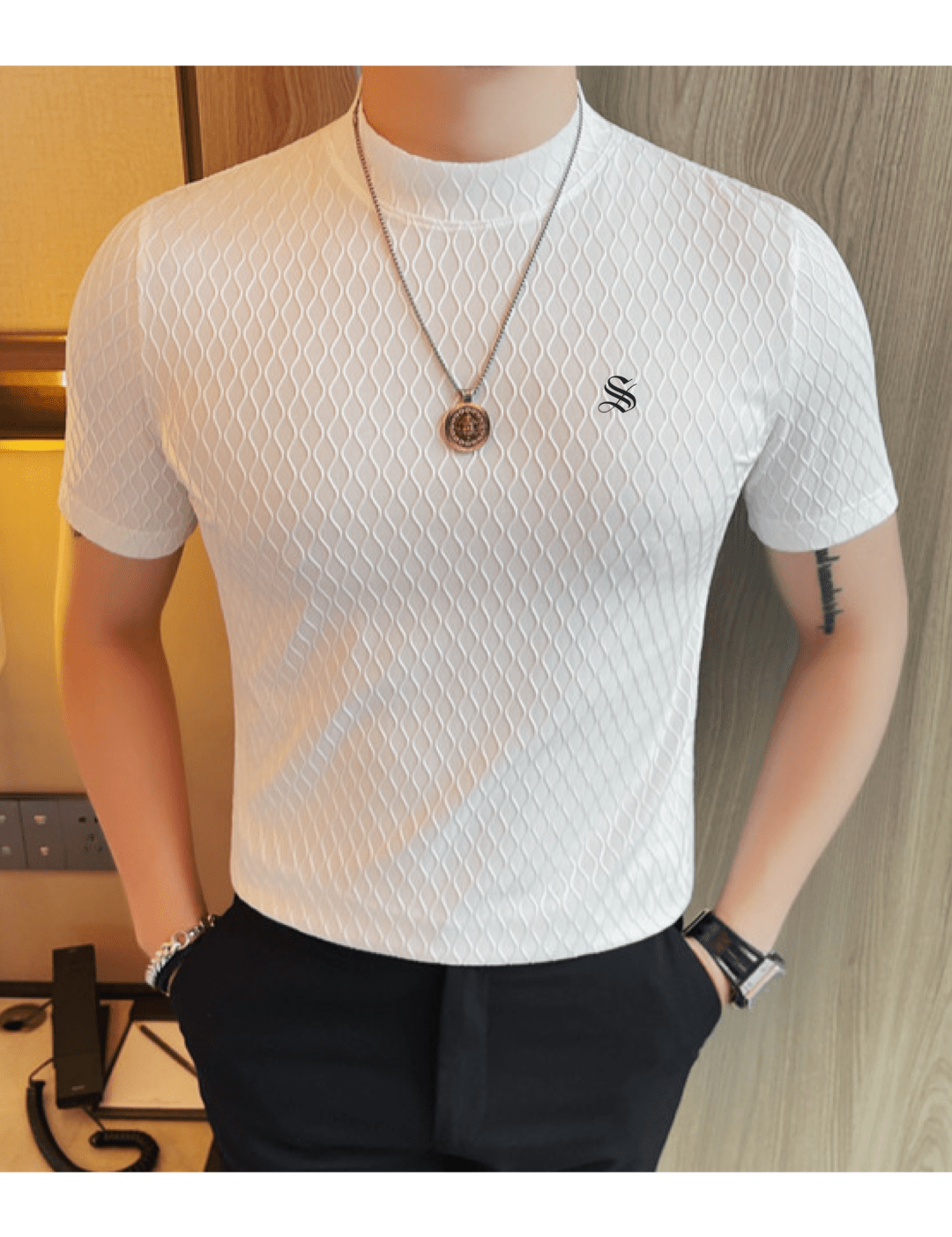 Bda 2 - T-Shirt for Men - Sarman Fashion - Wholesale Clothing Fashion Brand for Men from Canada