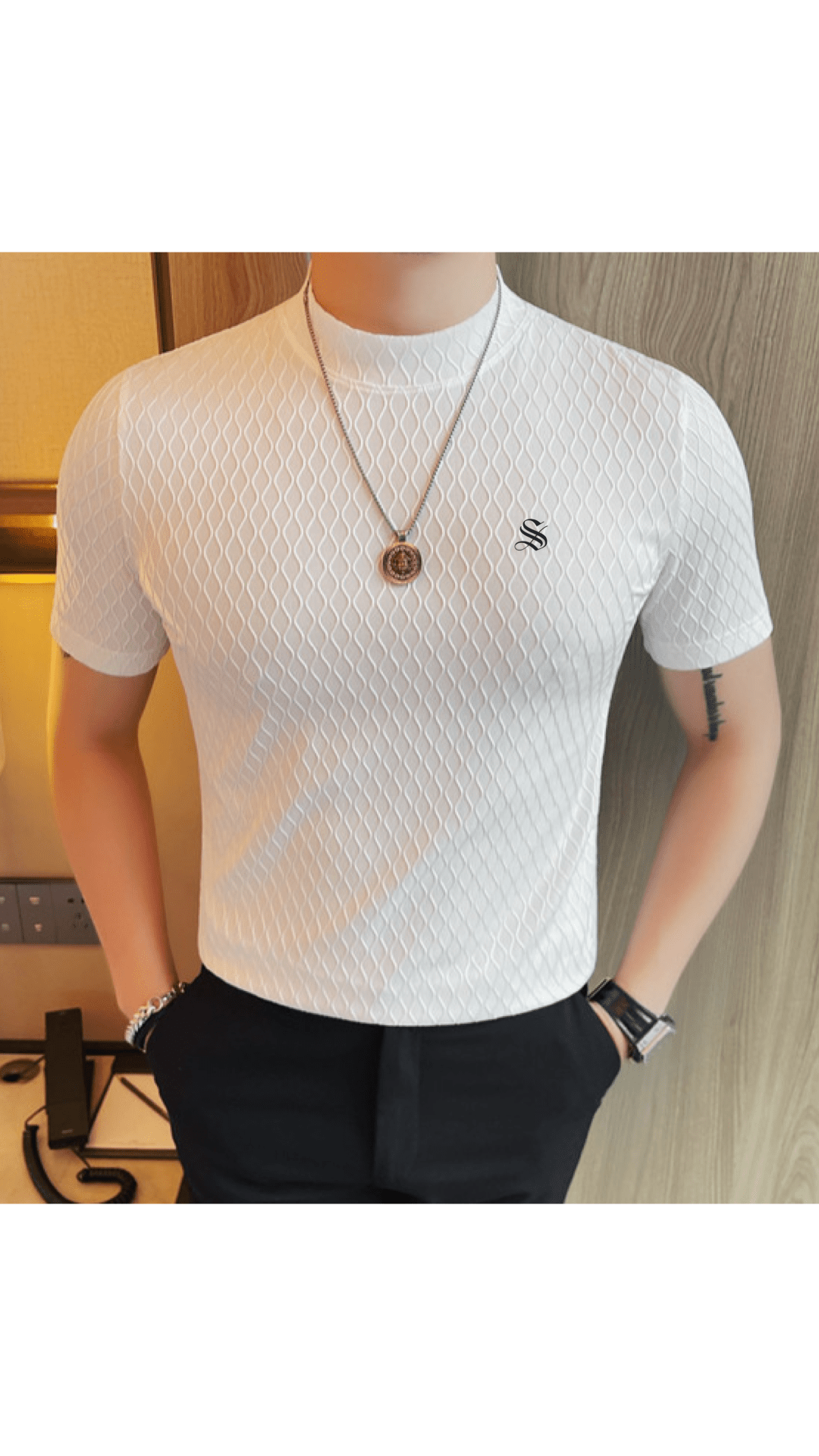 Bda 2 - T-Shirt for Men - Sarman Fashion - Wholesale Clothing Fashion Brand for Men from Canada