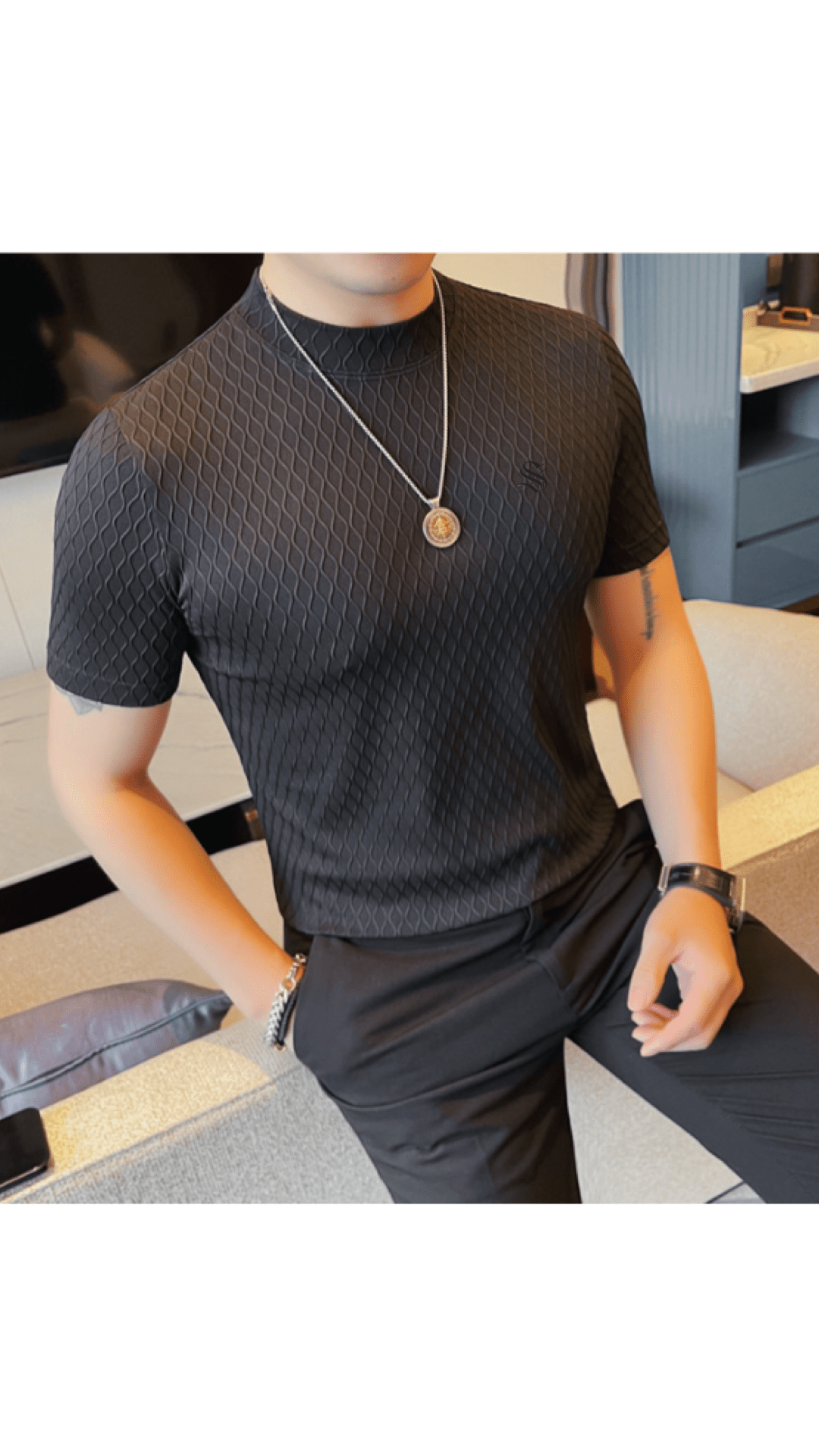 Bda 2 - T-Shirt for Men - Sarman Fashion - Wholesale Clothing Fashion Brand for Men from Canada