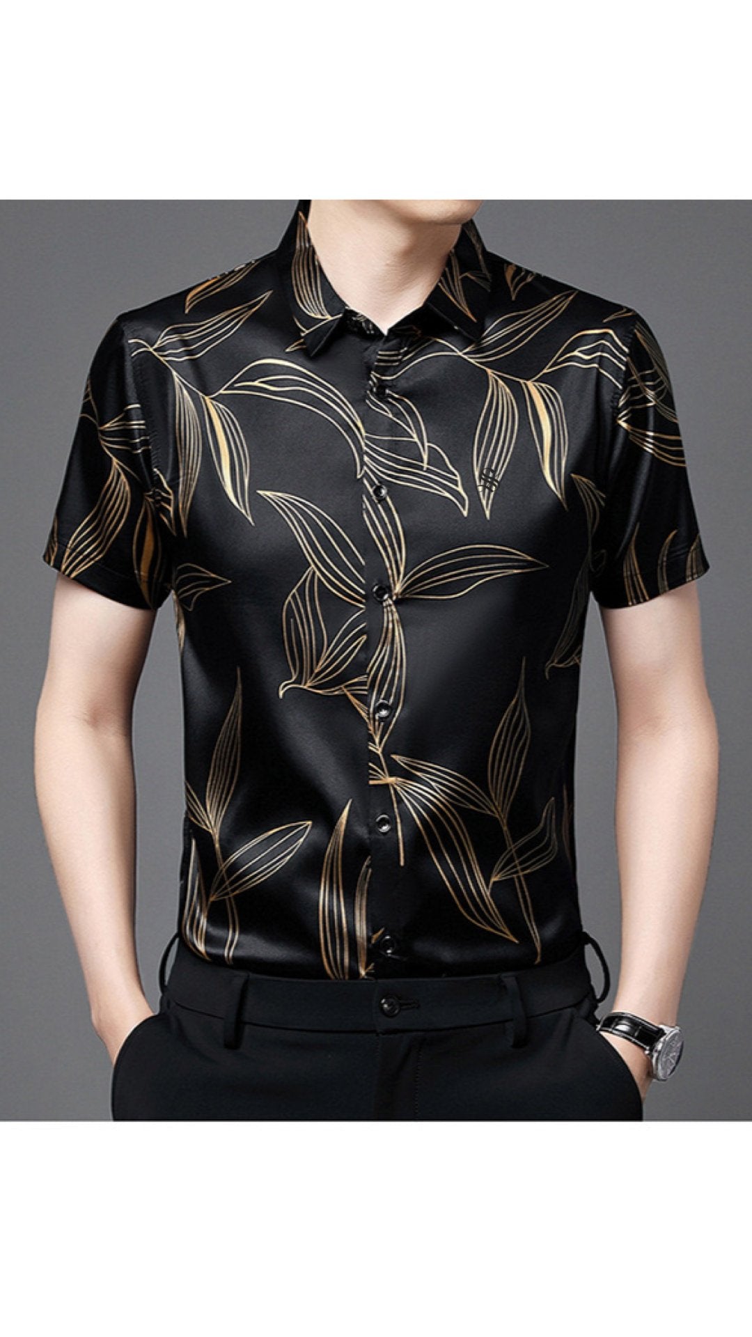 Benula - Short Sleeves Shirt for Men - Sarman Fashion - Wholesale Clothing Fashion Brand for Men from Canada