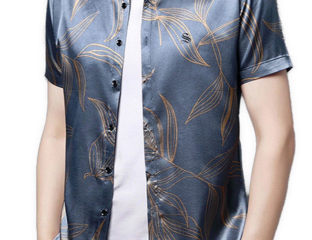 Benula - Short Sleeves Shirt for Men - Sarman Fashion - Wholesale Clothing Fashion Brand for Men from Canada