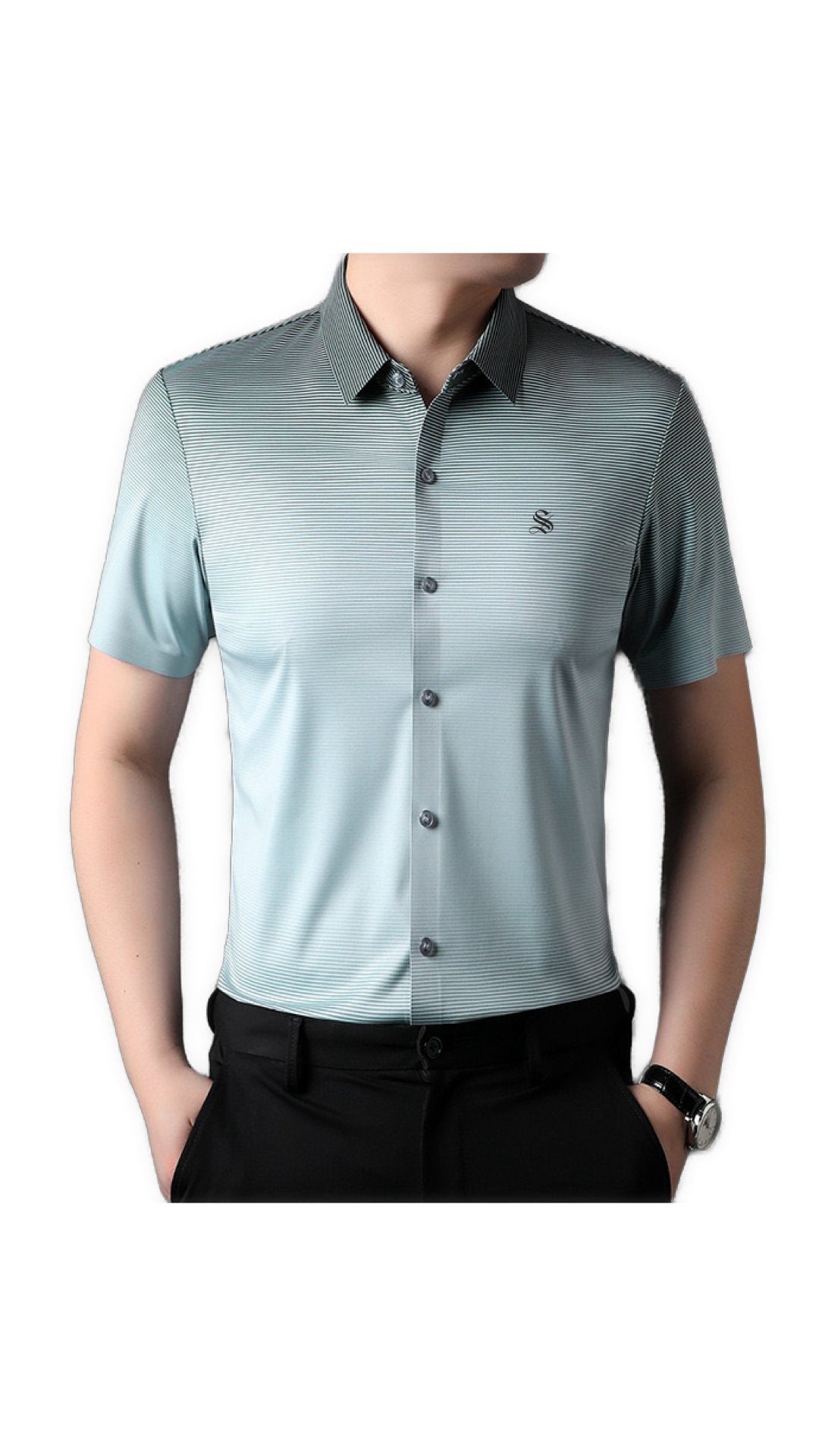 Berri - Short Sleeves Shirt for Men - Sarman Fashion - Wholesale Clothing Fashion Brand for Men from Canada