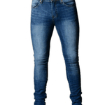 Berzuga 2 - Dark Blue Skinny Jeans for Men - Sarman Fashion - Wholesale Clothing Fashion Brand for Men from Canada