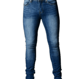Berzuga 2 - Dark Blue Skinny Jeans for Men - Sarman Fashion - Wholesale Clothing Fashion Brand for Men from Canada