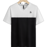 BEW - V - Neck T-Shirt for Men - Sarman Fashion - Wholesale Clothing Fashion Brand for Men from Canada