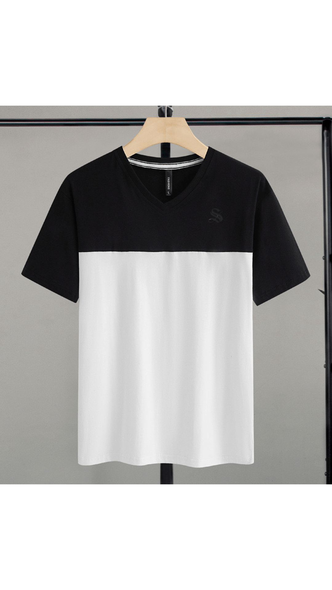 BEW - V - Neck T-Shirt for Men - Sarman Fashion - Wholesale Clothing Fashion Brand for Men from Canada