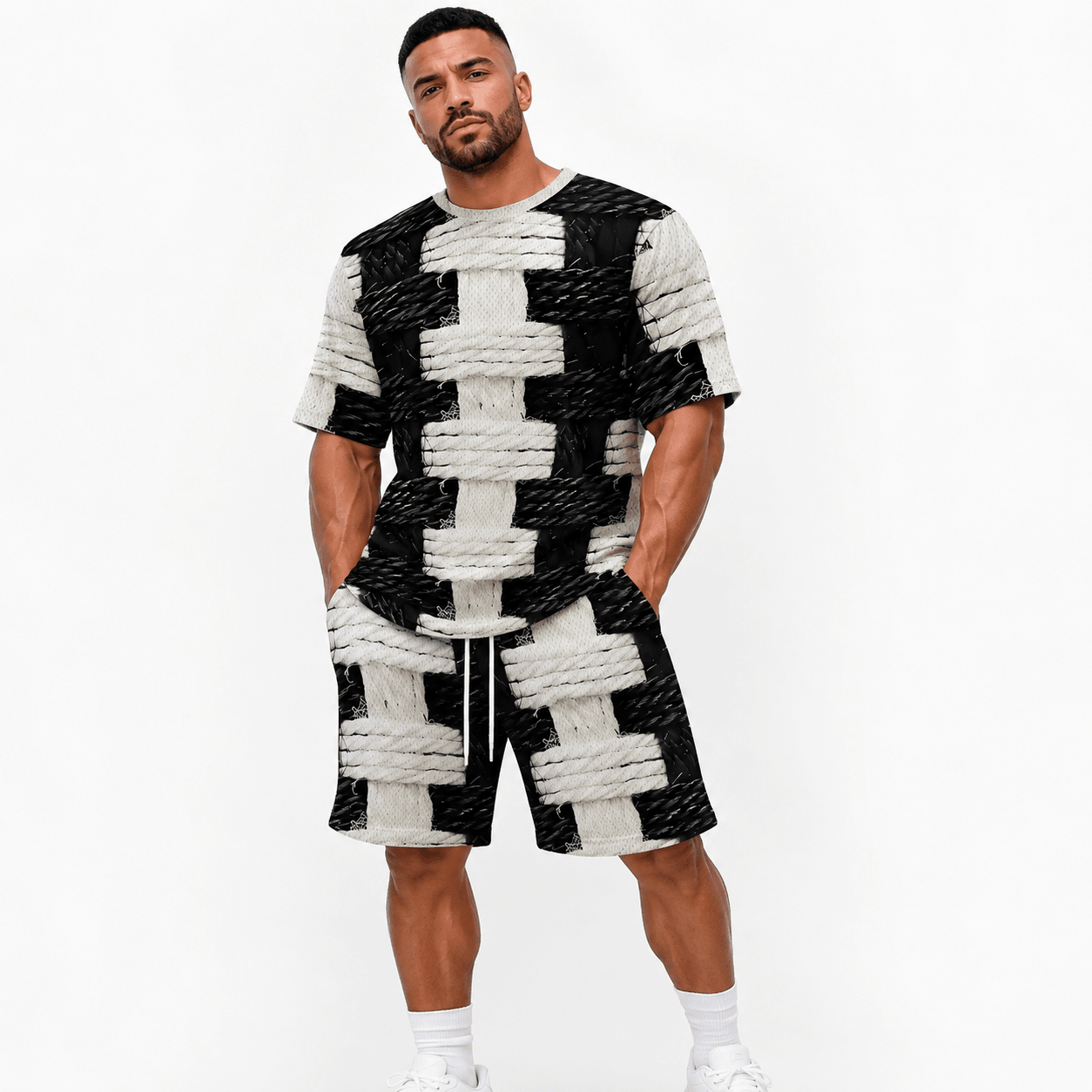 BHUZ - Top & Shorts for Men - Sarman Fashion - Wholesale Clothing Fashion Brand for Men from Canada