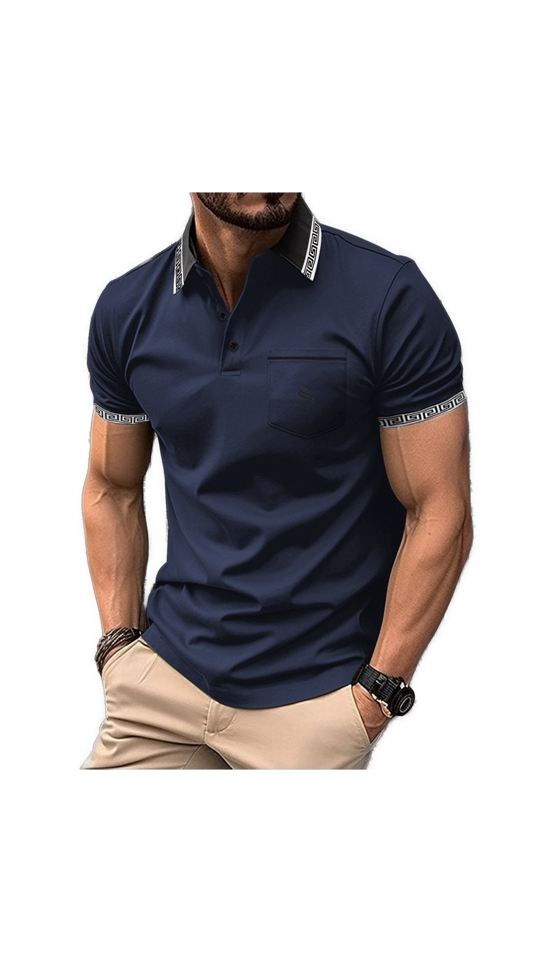 Bibaka 2 - Polo Shirt for Men - Sarman Fashion - Wholesale Clothing Fashion Brand for Men from Canada