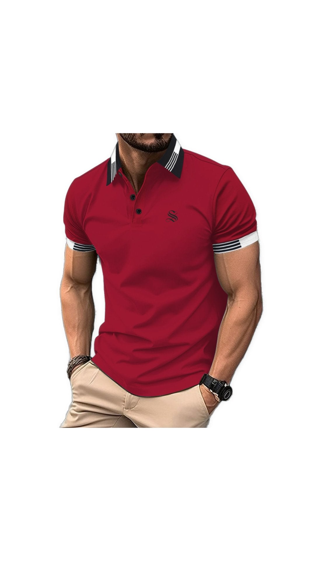 Bibaka - Polo Shirt for Men - Sarman Fashion - Wholesale Clothing Fashion Brand for Men from Canada