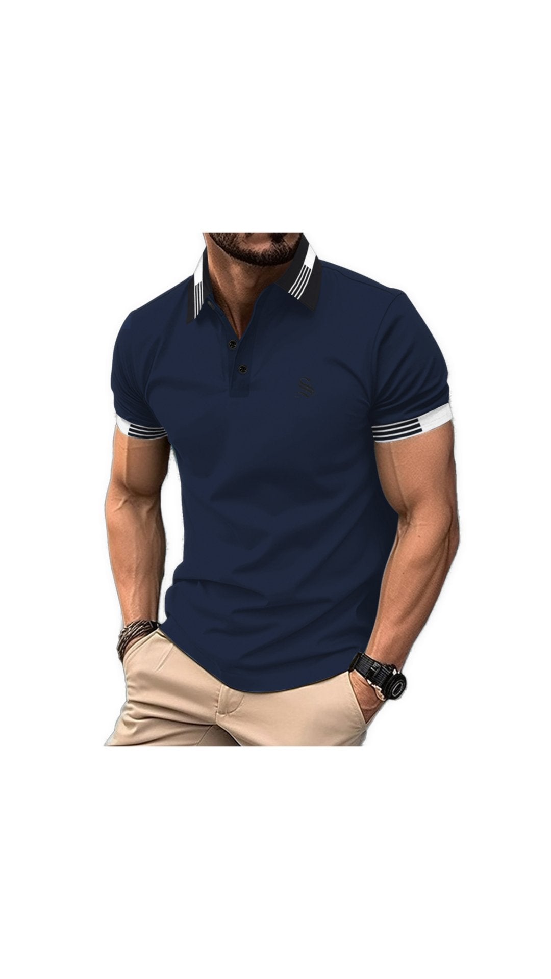 Bibaka - Polo Shirt for Men - Sarman Fashion - Wholesale Clothing Fashion Brand for Men from Canada