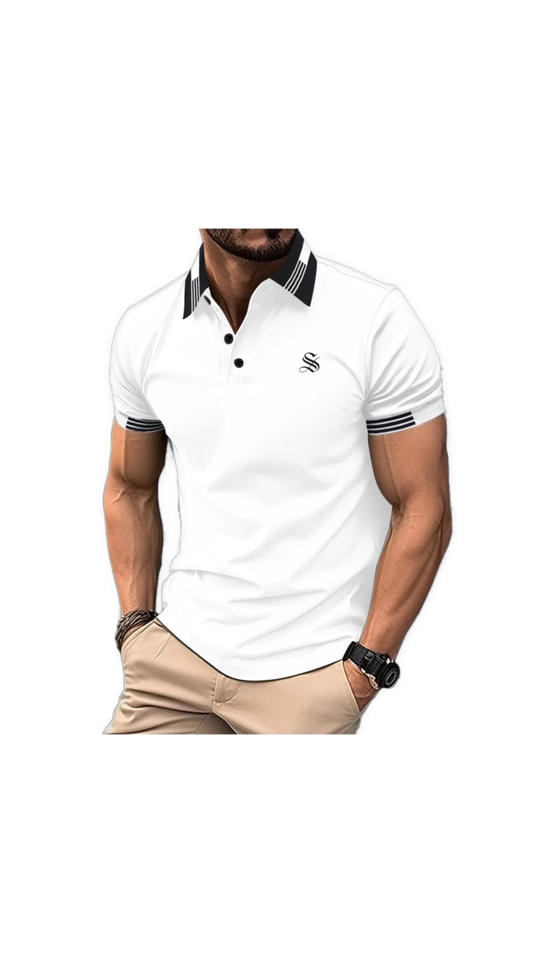 Bibaka - Polo Shirt for Men - Sarman Fashion - Wholesale Clothing Fashion Brand for Men from Canada