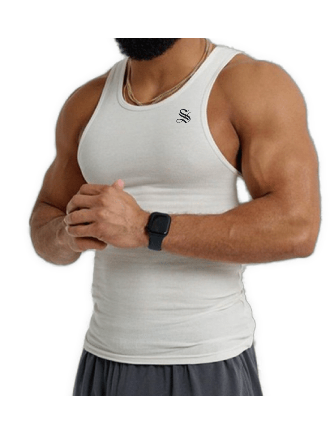 Big M - Tank Top for Men - Sarman Fashion - Wholesale Clothing Fashion Brand for Men from Canada