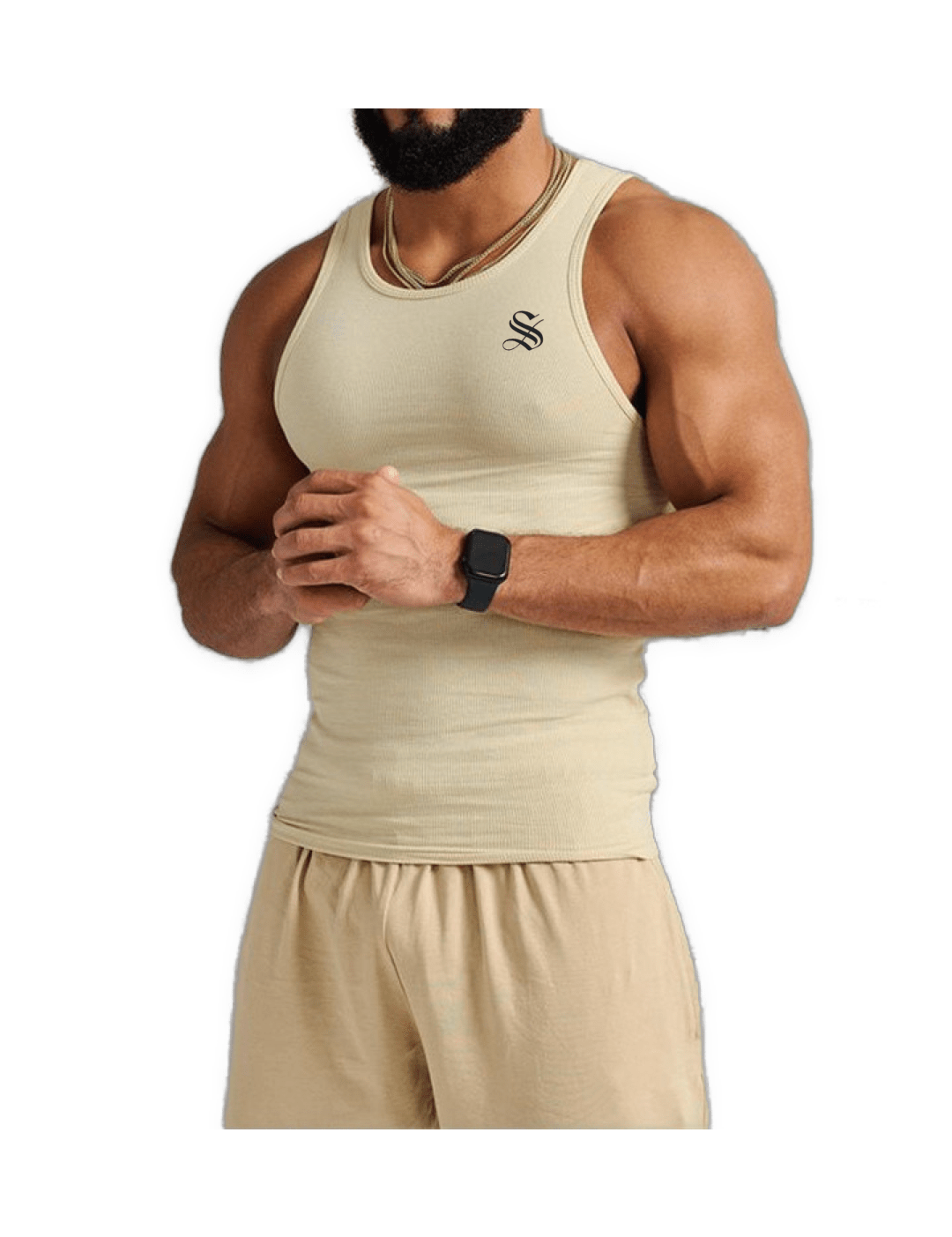 Big M - Tank Top for Men - Sarman Fashion - Wholesale Clothing Fashion Brand for Men from Canada