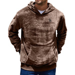 BIHA - Velvet Hoodie for Men - Sarman Fashion - Wholesale Clothing Fashion Brand for Men from Canada