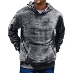BIHA - Velvet Hoodie for Men - Sarman Fashion - Wholesale Clothing Fashion Brand for Men from Canada