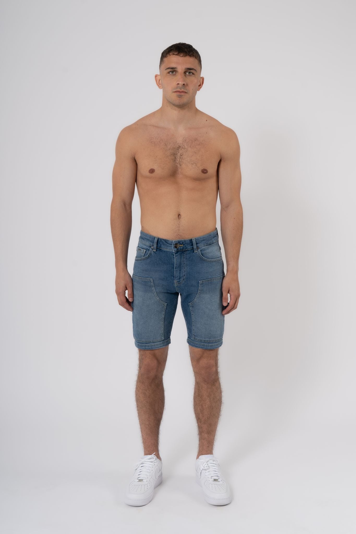 Bimv 2 - Skinny Legs Shorts Jeans for Men - Sarman Fashion - Wholesale Clothing Fashion Brand for Men from Canada