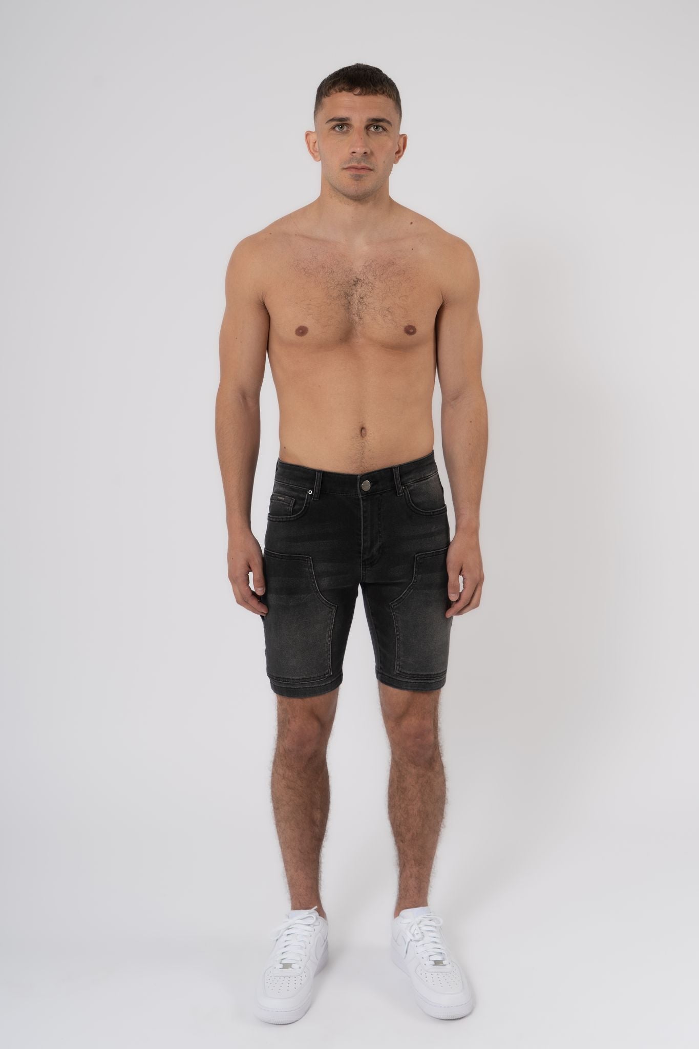 Bimv 3 - Skinny Legs Shorts Jeans for Men - Sarman Fashion - Wholesale Clothing Fashion Brand for Men from Canada