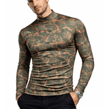 Binga 10 - High Neck Long Sleeve Shirt for Men - Sarman Fashion - Wholesale Clothing Fashion Brand for Men from Canada