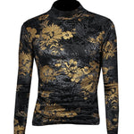 Binga 3 - High Neck Long Sleeve Shirt for Men - Sarman Fashion - Wholesale Clothing Fashion Brand for Men from Canada