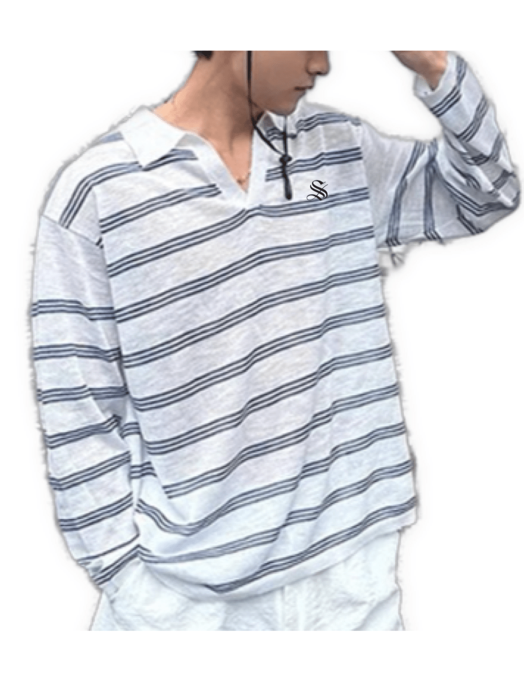 Bizano - Long Sleeves Polo Shirt for Men - Sarman Fashion - Wholesale Clothing Fashion Brand for Men from Canada