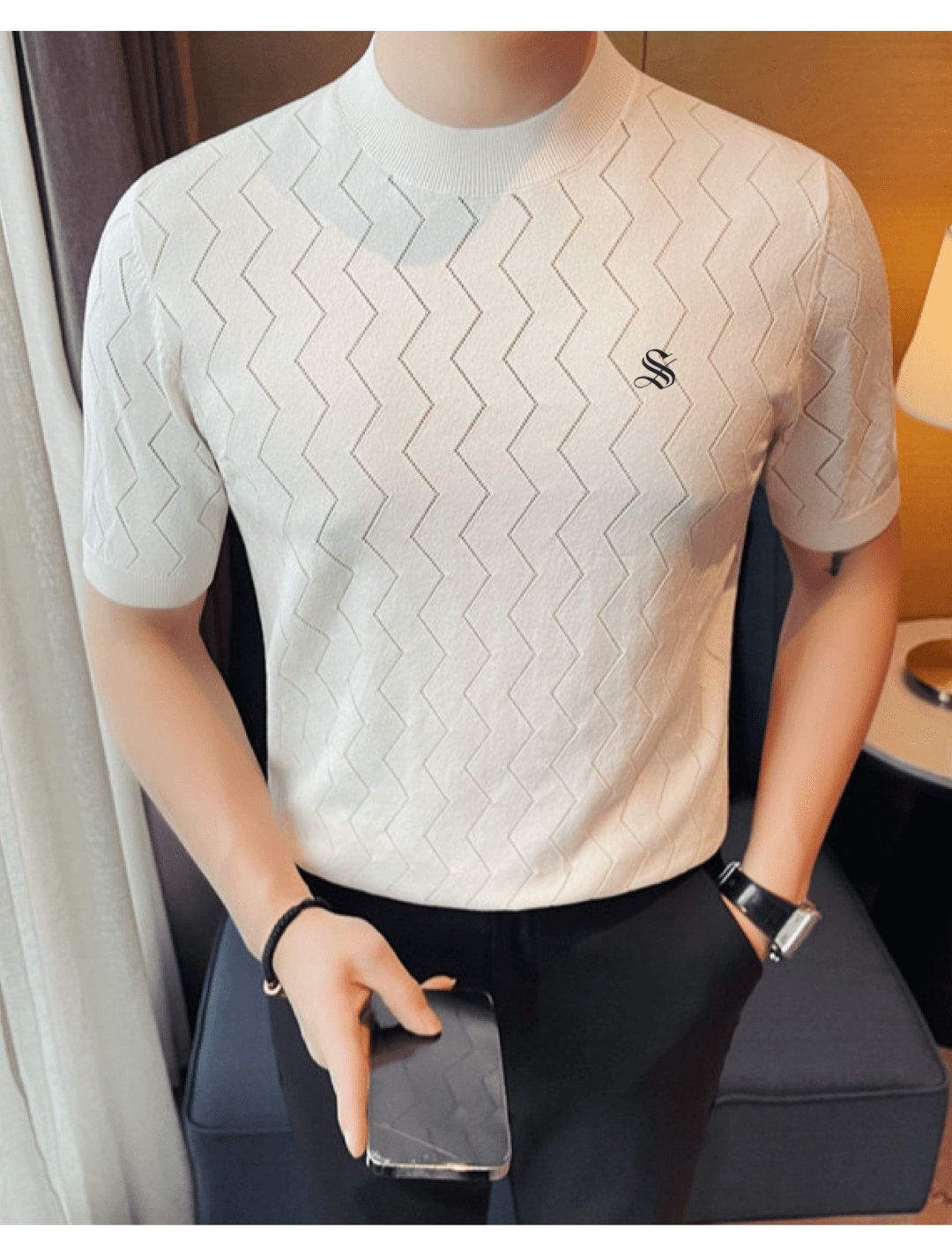 BJKP - T-Shirt for Men - Sarman Fashion - Wholesale Clothing Fashion Brand for Men from Canada
