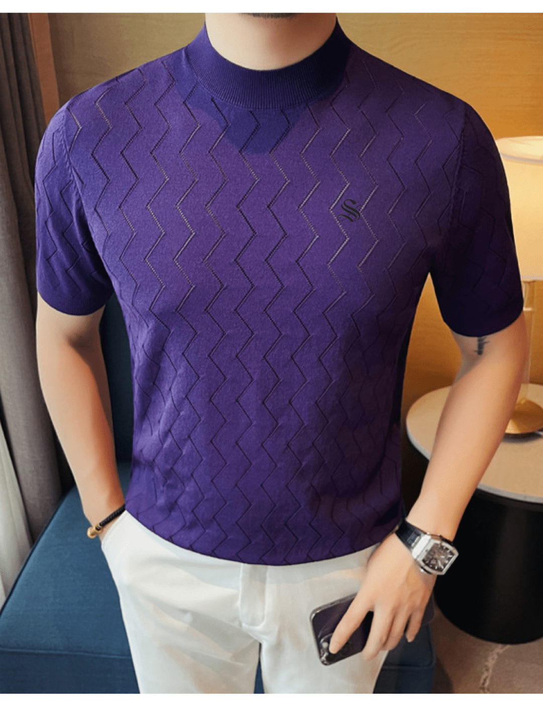 BJKP - T-Shirt for Men - Sarman Fashion - Wholesale Clothing Fashion Brand for Men from Canada
