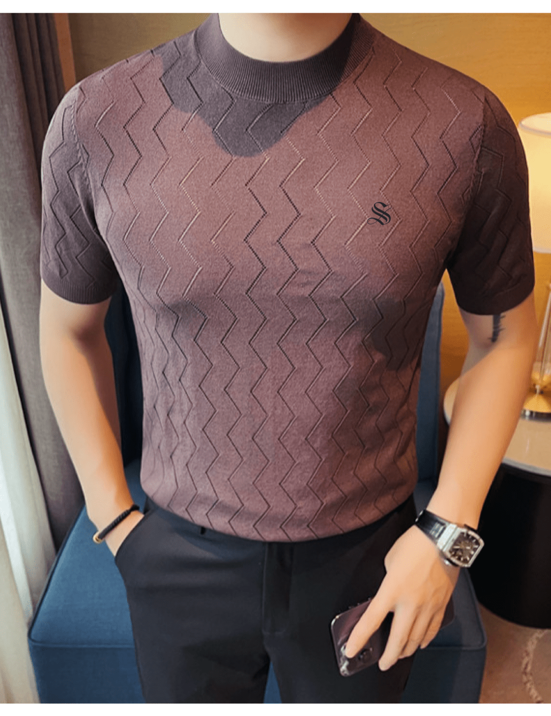 BJKP - T-Shirt for Men - Sarman Fashion - Wholesale Clothing Fashion Brand for Men from Canada