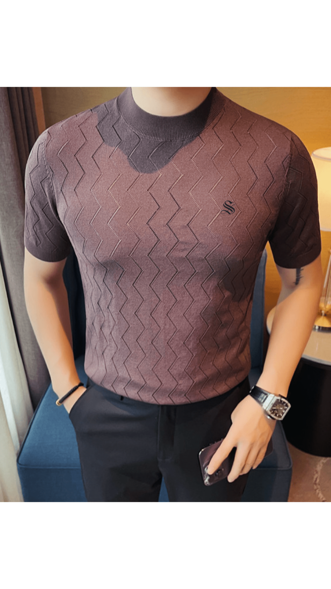 BJKP - T-Shirt for Men - Sarman Fashion - Wholesale Clothing Fashion Brand for Men from Canada