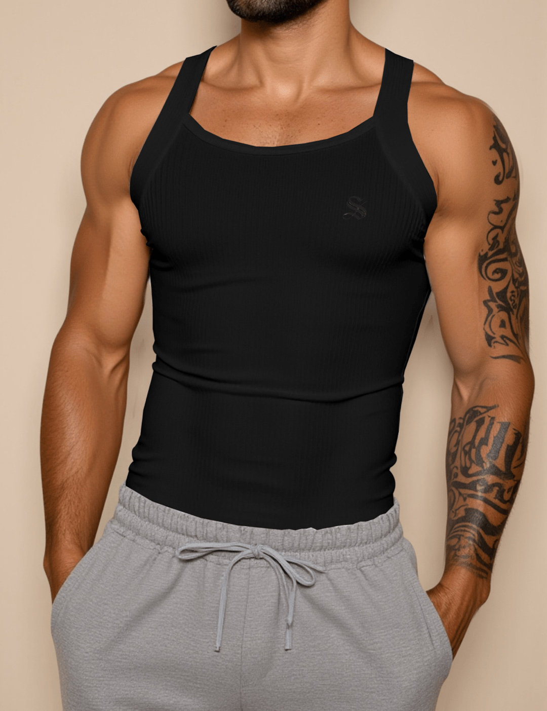 BJOLZ 11 - Tank Top for Men - Sarman Fashion - Wholesale Clothing Fashion Brand for Men from Canada