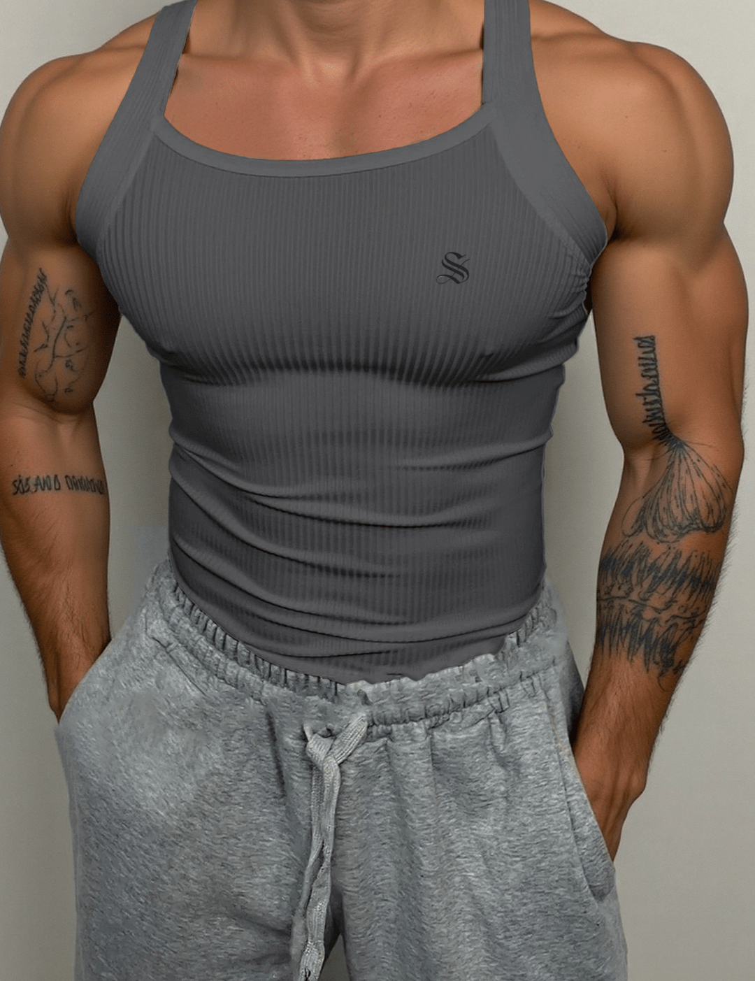 BJOLZ 11 - Tank Top for Men - Sarman Fashion - Wholesale Clothing Fashion Brand for Men from Canada