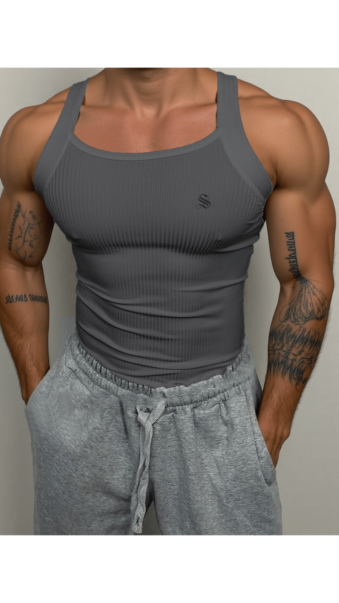BJOLZ 11 - Tank Top for Men - Sarman Fashion - Wholesale Clothing Fashion Brand for Men from Canada
