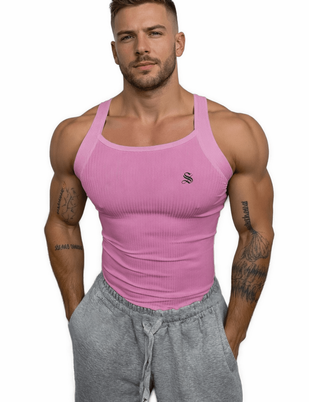 BJOLZ 11 - Tank Top for Men - Sarman Fashion - Wholesale Clothing Fashion Brand for Men from Canada