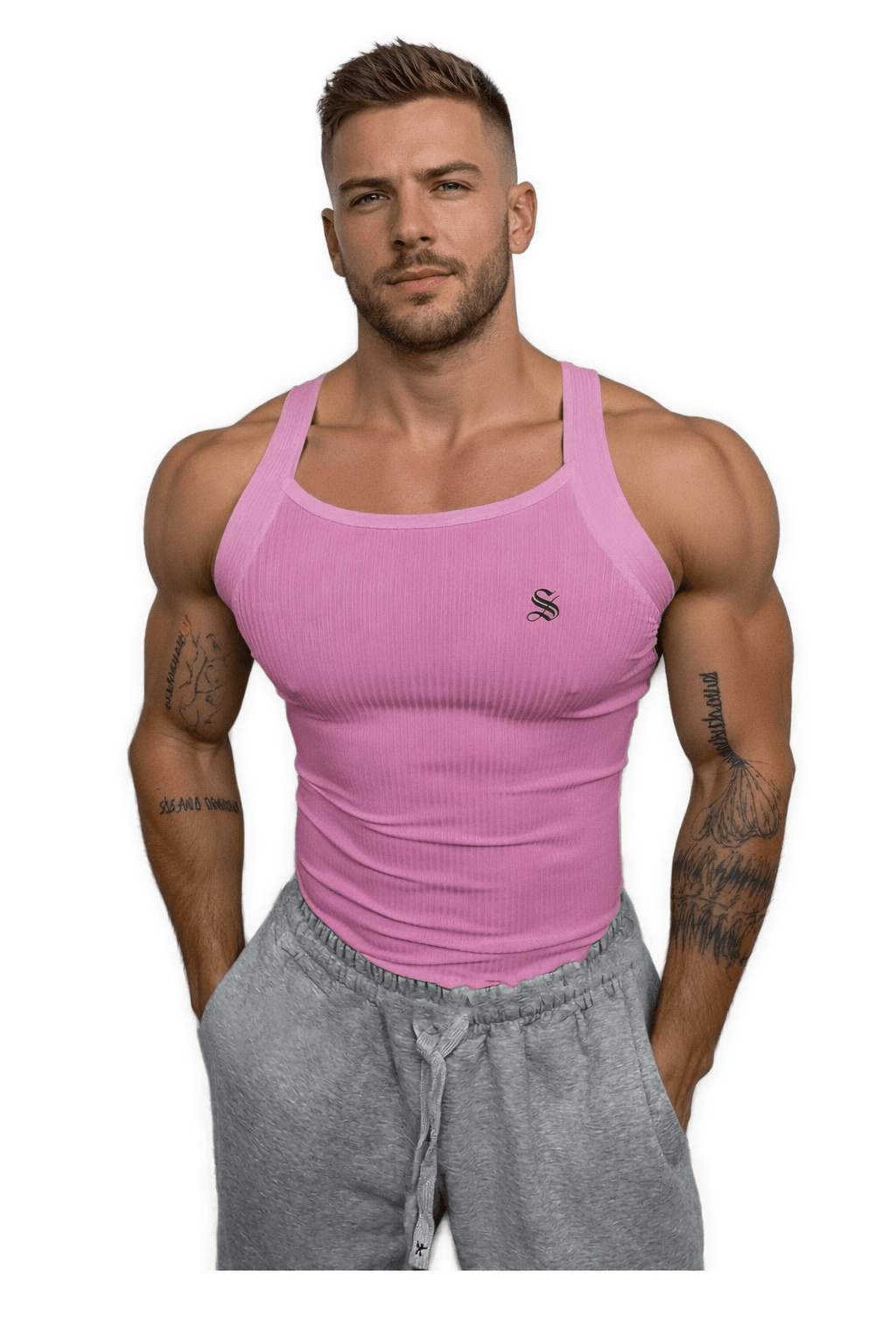 BJOLZ 11 - Tank Top for Men - Sarman Fashion - Wholesale Clothing Fashion Brand for Men from Canada