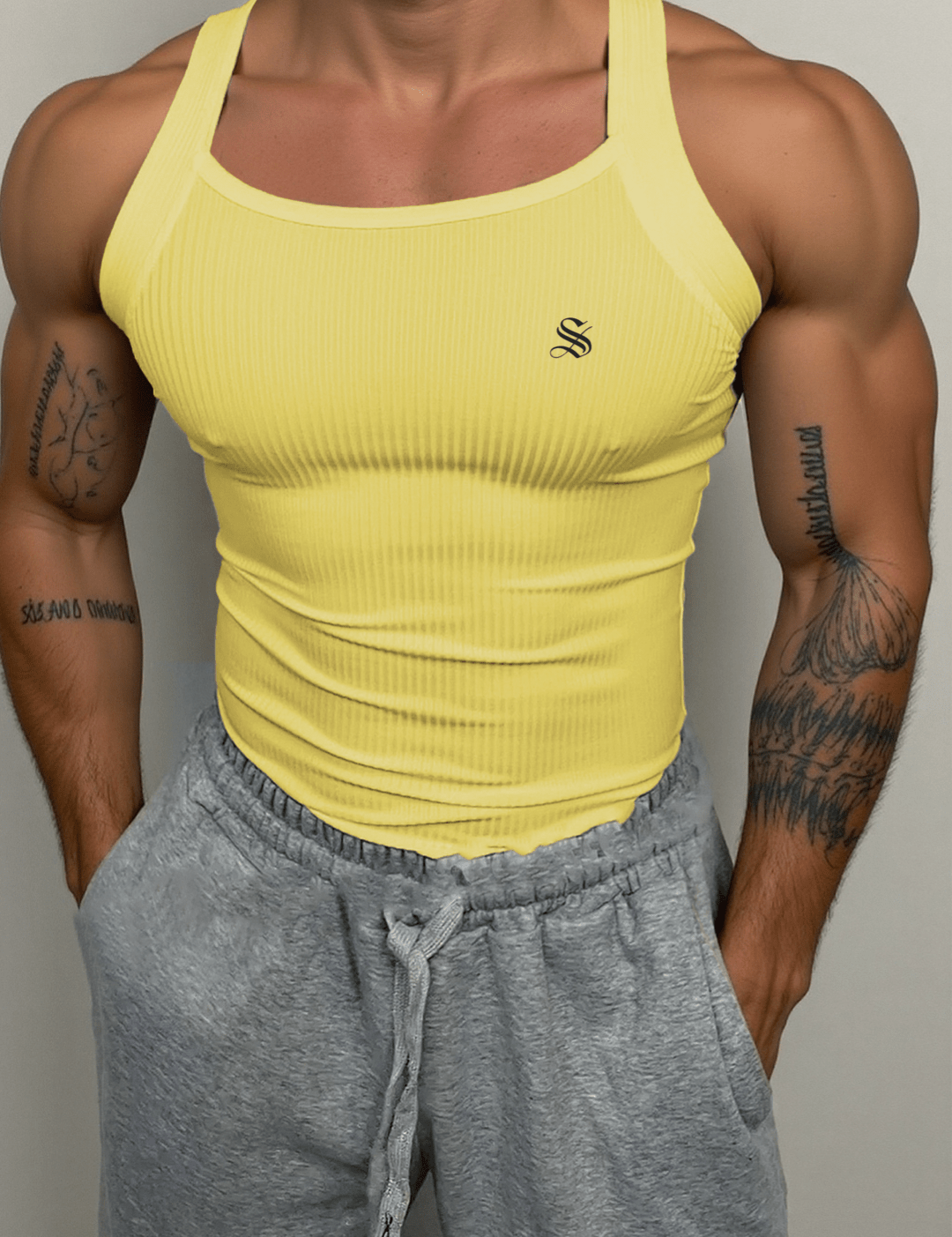 BJOLZ 11 - Tank Top for Men - Sarman Fashion - Wholesale Clothing Fashion Brand for Men from Canada