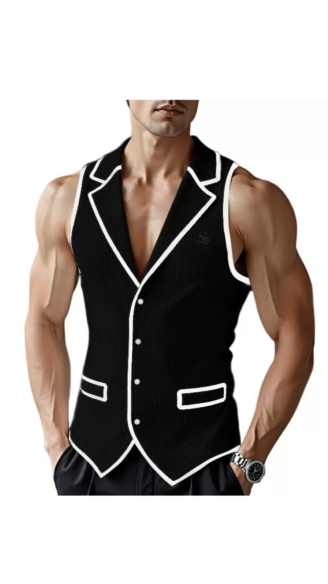 BJOLZ 131 - Tank Top for Men - Sarman Fashion - Wholesale Clothing Fashion Brand for Men from Canada