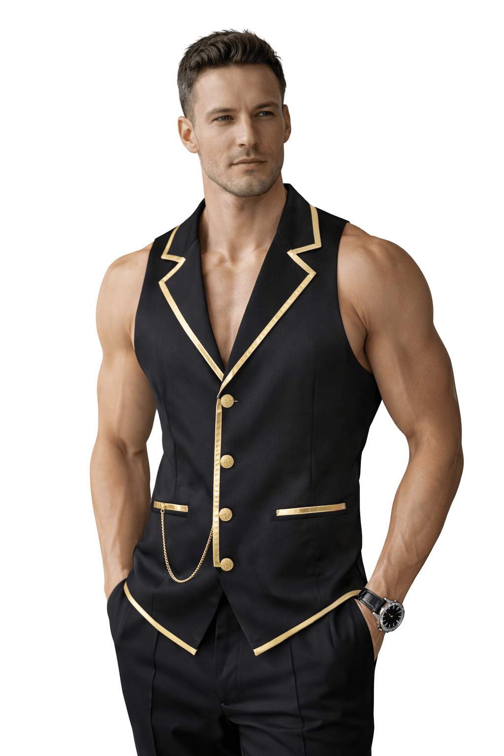 BJOLZ 132 - Tank Top for Men - Sarman Fashion - Wholesale Clothing Fashion Brand for Men from Canada