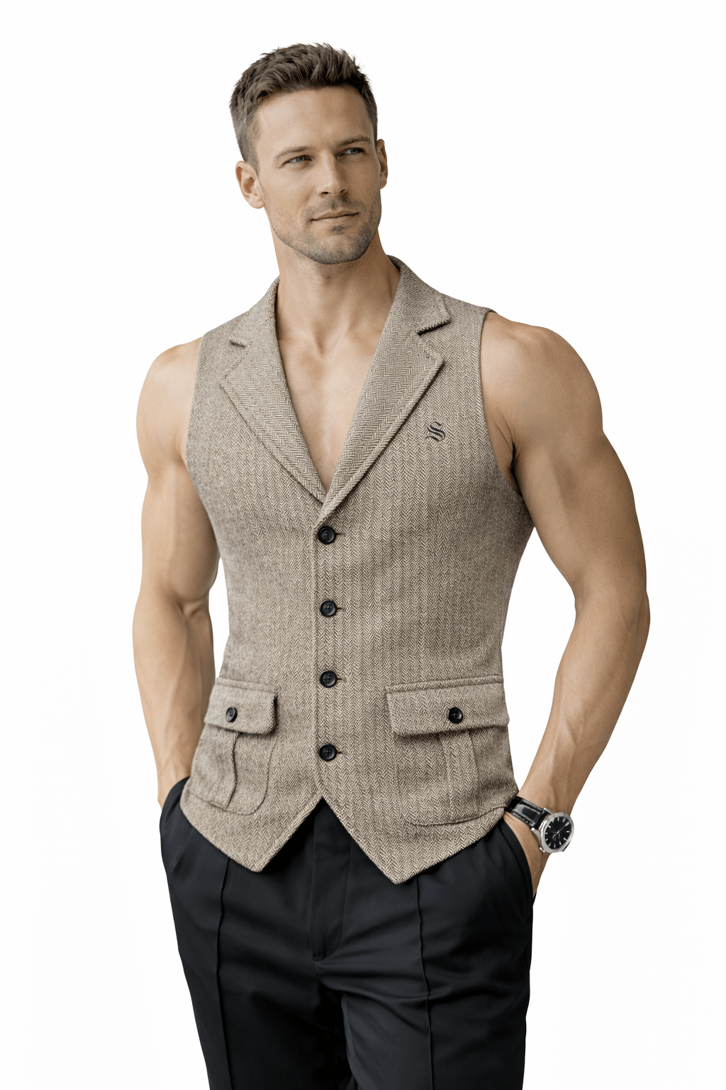 BJOLZ 133 - Tank Top for Men - Sarman Fashion - Wholesale Clothing Fashion Brand for Men from Canada