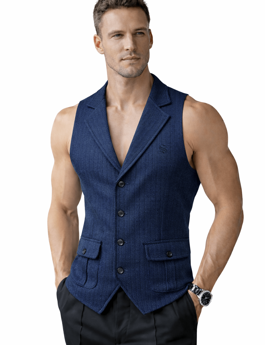 BJOLZ 133 - Tank Top for Men - Sarman Fashion - Wholesale Clothing Fashion Brand for Men from Canada
