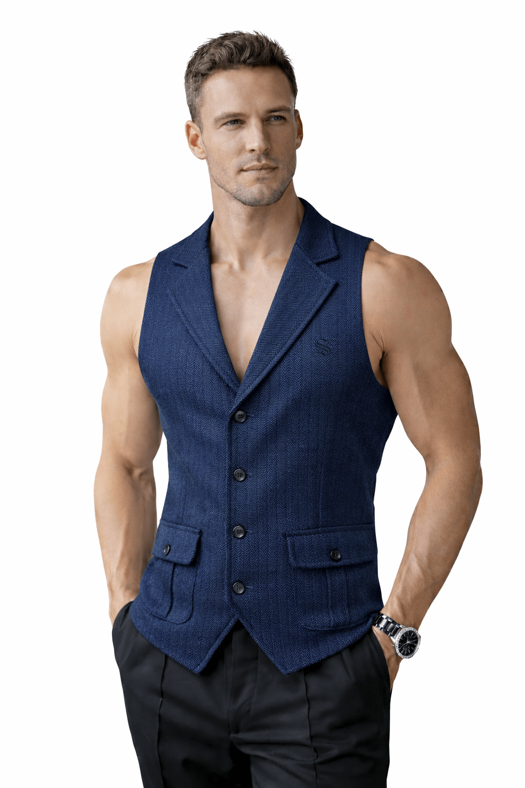 BJOLZ 133 - Tank Top for Men - Sarman Fashion - Wholesale Clothing Fashion Brand for Men from Canada