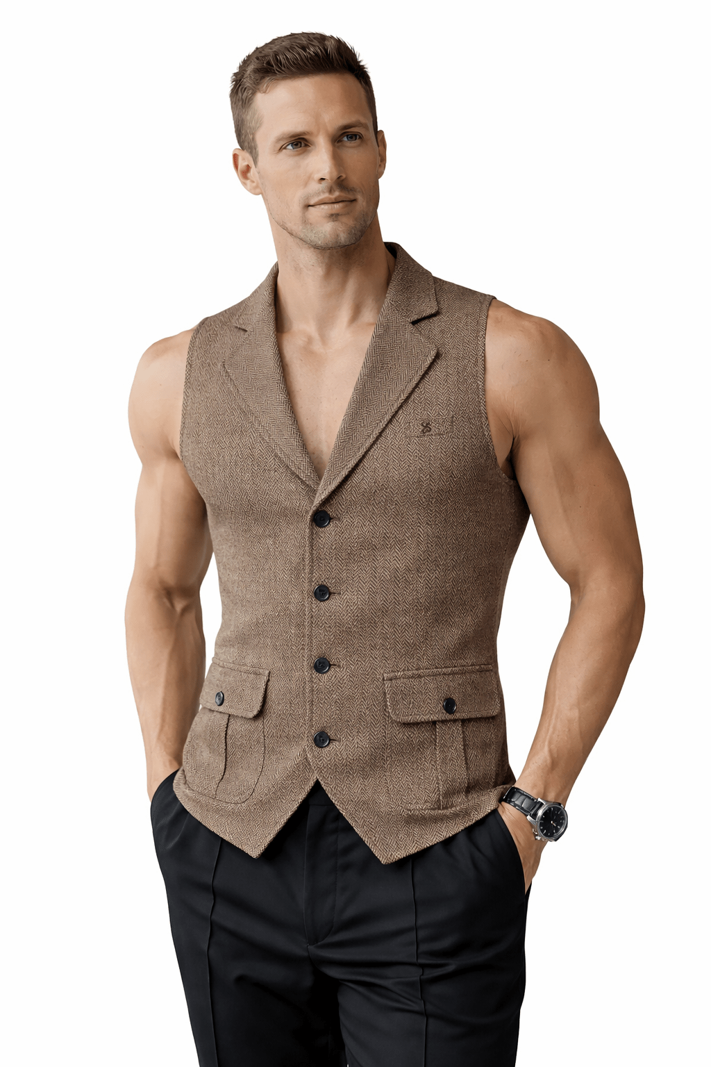 BJOLZ 133 - Tank Top for Men - Sarman Fashion - Wholesale Clothing Fashion Brand for Men from Canada